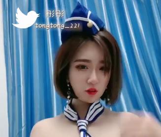 快手社保19万粉丝大罩杯网红唯唯