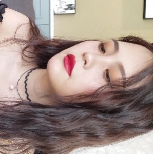 超短热裤高跟长腿美女