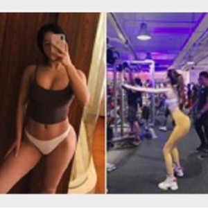 反差表潮流BGM精彩剪辑：健美小姐姐私教作品