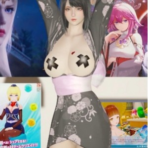 二次元风格MMD大摆锤热舞模型-5V660M-百度盘