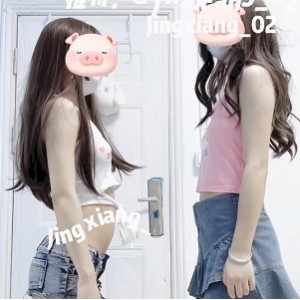 青春无敌抖音风网红小简静爷双剑合璧