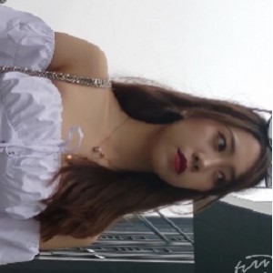 牛仔短裙高跟长腿女神私人订制